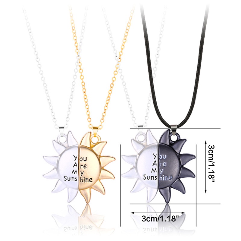 Set 2 Vòng cổ Mặt Trời Cho Cặp Đôi