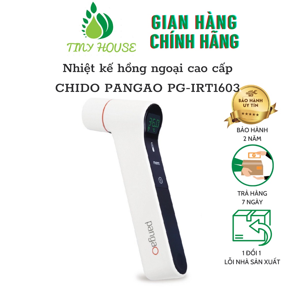 Nhiệt kế hồng ngoại cao cấp CHIDO PANGAO PG-IRT1603, Hàng chính hãng HONGKONG, BH 24 tháng GALUZA VIETNAM 100423