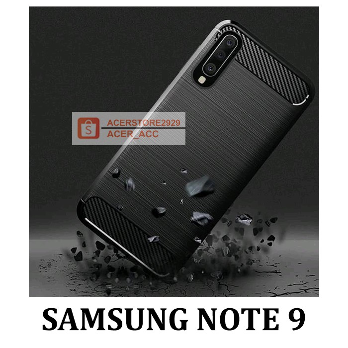 Ipaky Ốp Điện Thoại Sợi Carbon Mềm Cho Samsung Note 9