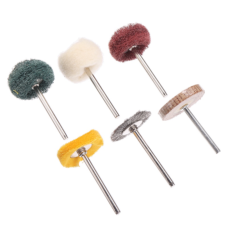 Bộ 6 Cọ Đánh Bóng Xe Hơi 25mm