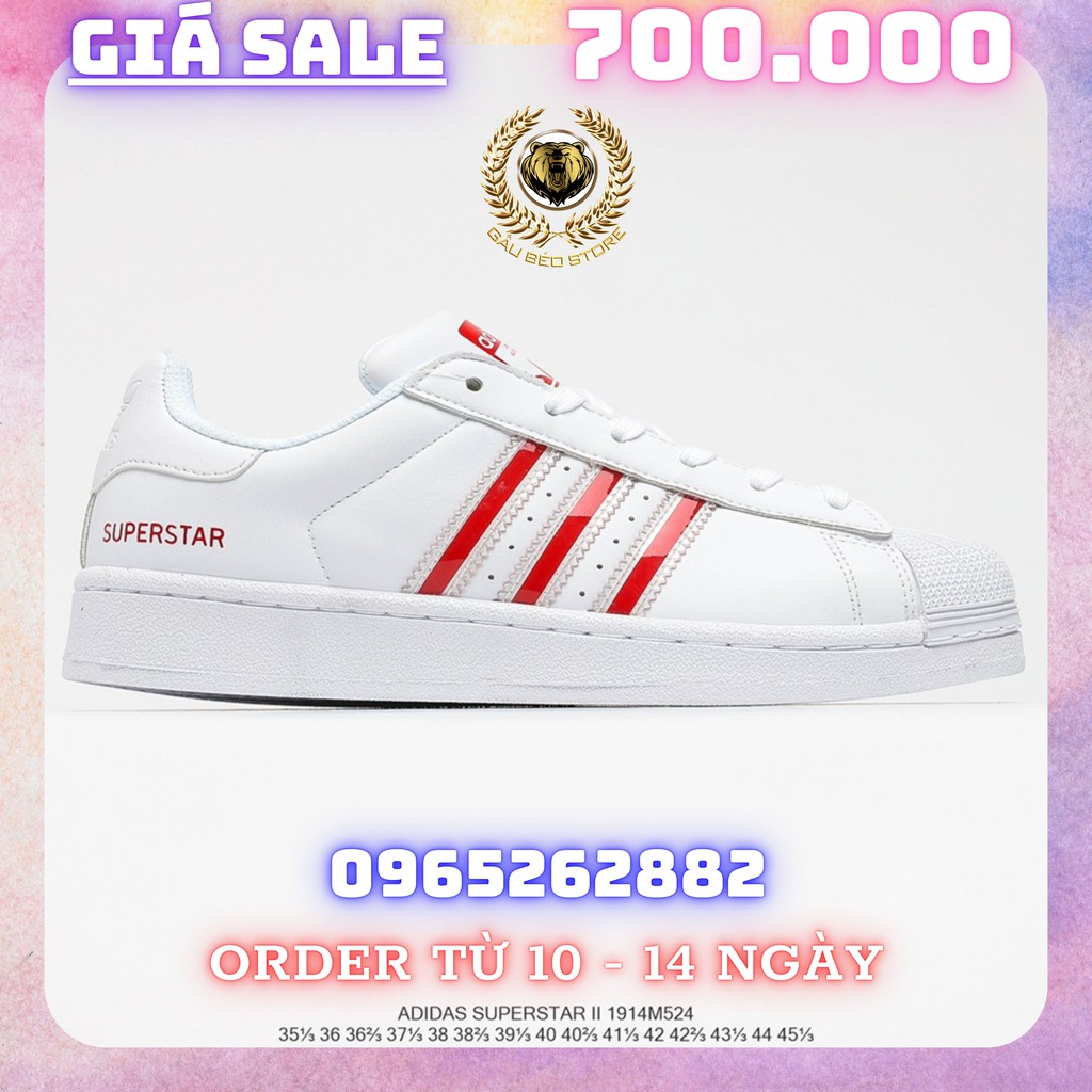 Order 1-2 Tuần + Freeship Giày Outlet Store Sneaker _Adidas Originals Superstar II MSP: 1914M5246 gaubeaostore.shop