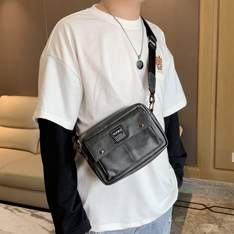 Túi đeo chéo da nam nữ thời trang cao cấp mini phù hợp đi chơi đi làm đựng điện thoại | BigBuy360 - bigbuy360.vn