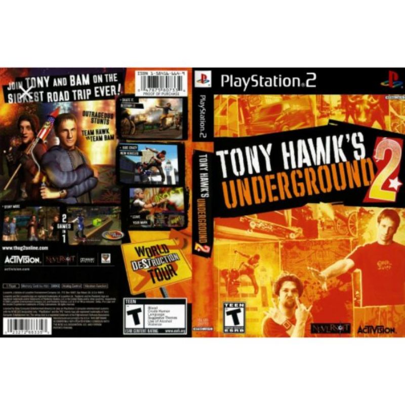 Băng Cassette Cassette 2 của Ps2 Tony Hawk