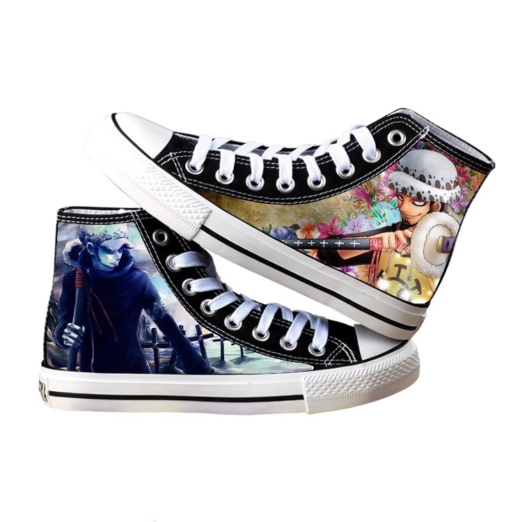 Giày vải Canvas in hoạt hình One Piece thời trang xuân thu cho nam | BigBuy360 - bigbuy360.vn
