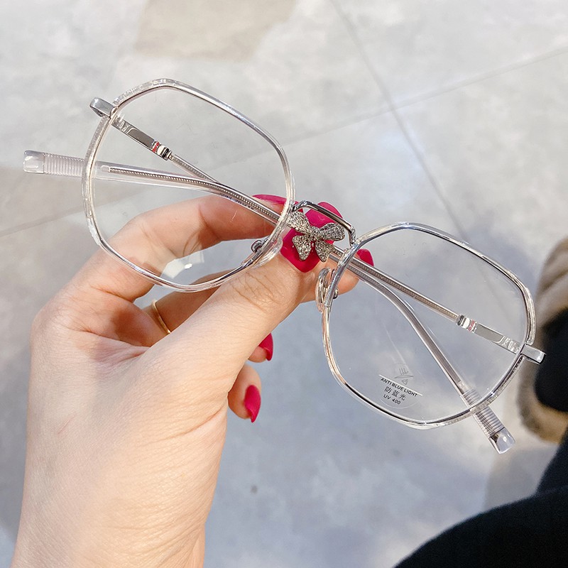 Mắt Kính Gọng Đa Giác Chống Tia Sáng Xanh Thời Trang Unisex Jz2203 | BigBuy360 - bigbuy360.vn