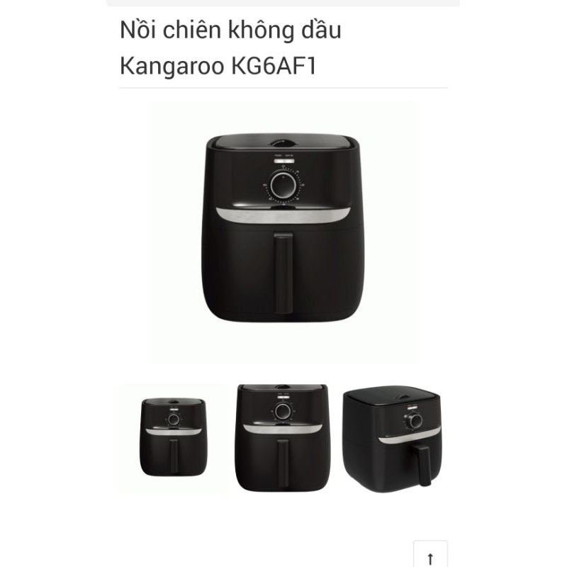 nồi chiên không dầu kangaroo kg 6af1