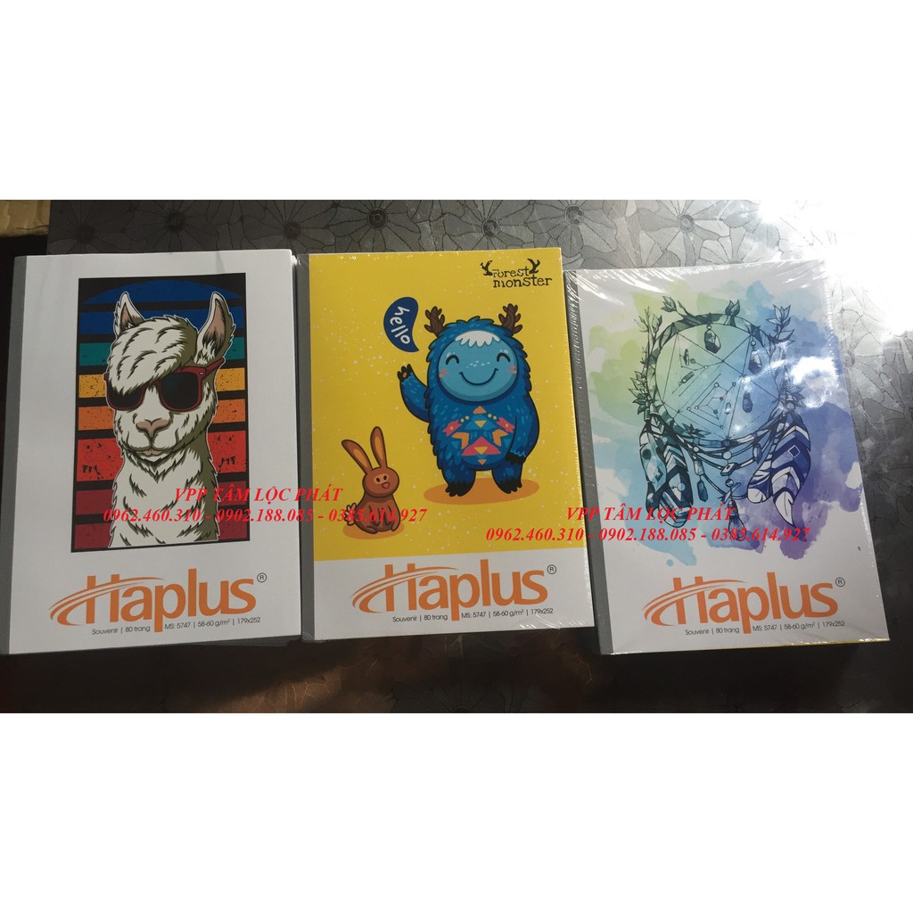10 Vở kẻ ngang Haplus - Souvenir 80 trang 5747 Hải Tiến
