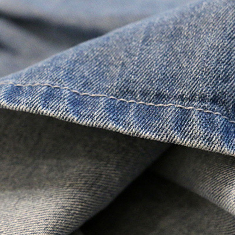 Quần Denim Ống Rộng Xếp Li Cho Bé Gái 3-8 Tuổi