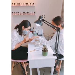 đèn kẹp bàn 2 trong 1