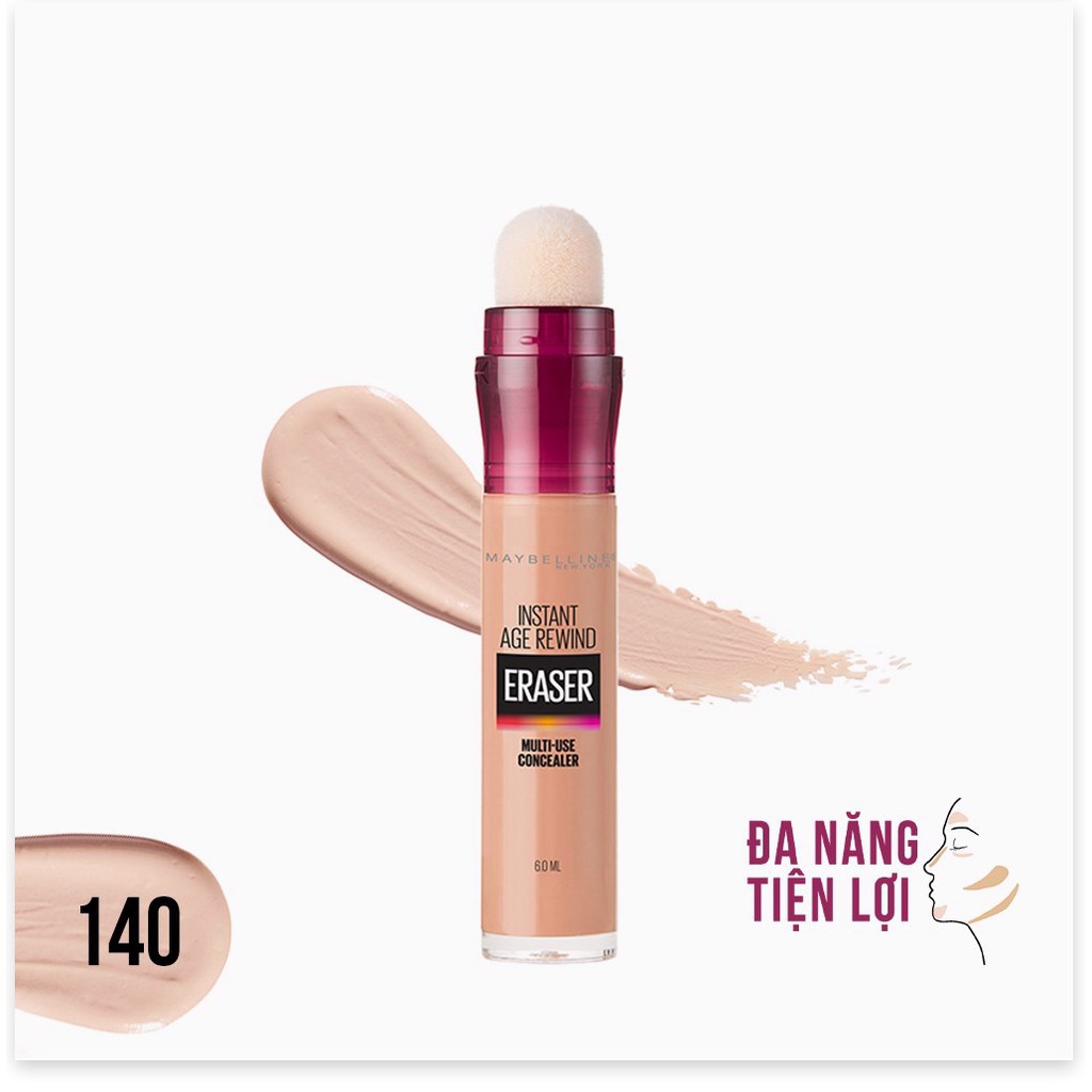 [Mã chiết khấu giảm giá mỹ phẩm chính hãng] Bút Cushion Che Khuyết Điểm Maybelline Giảm Quầng Thâm 140 Honey 6ml