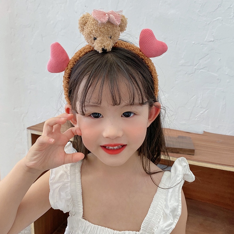 Băng đô rửa mặt hình chú gấu dễ thương xinh xắn
