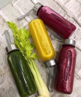 Bình thuỷ tinh Detox 330ml