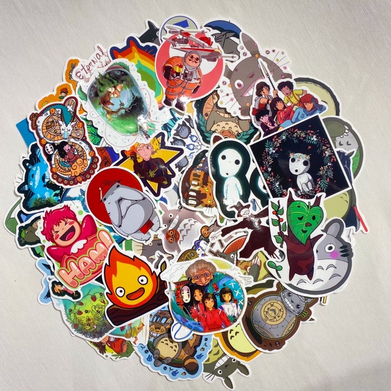 Sticker mũ bảo hiểm chống nước chủ đề hoạt hình anime