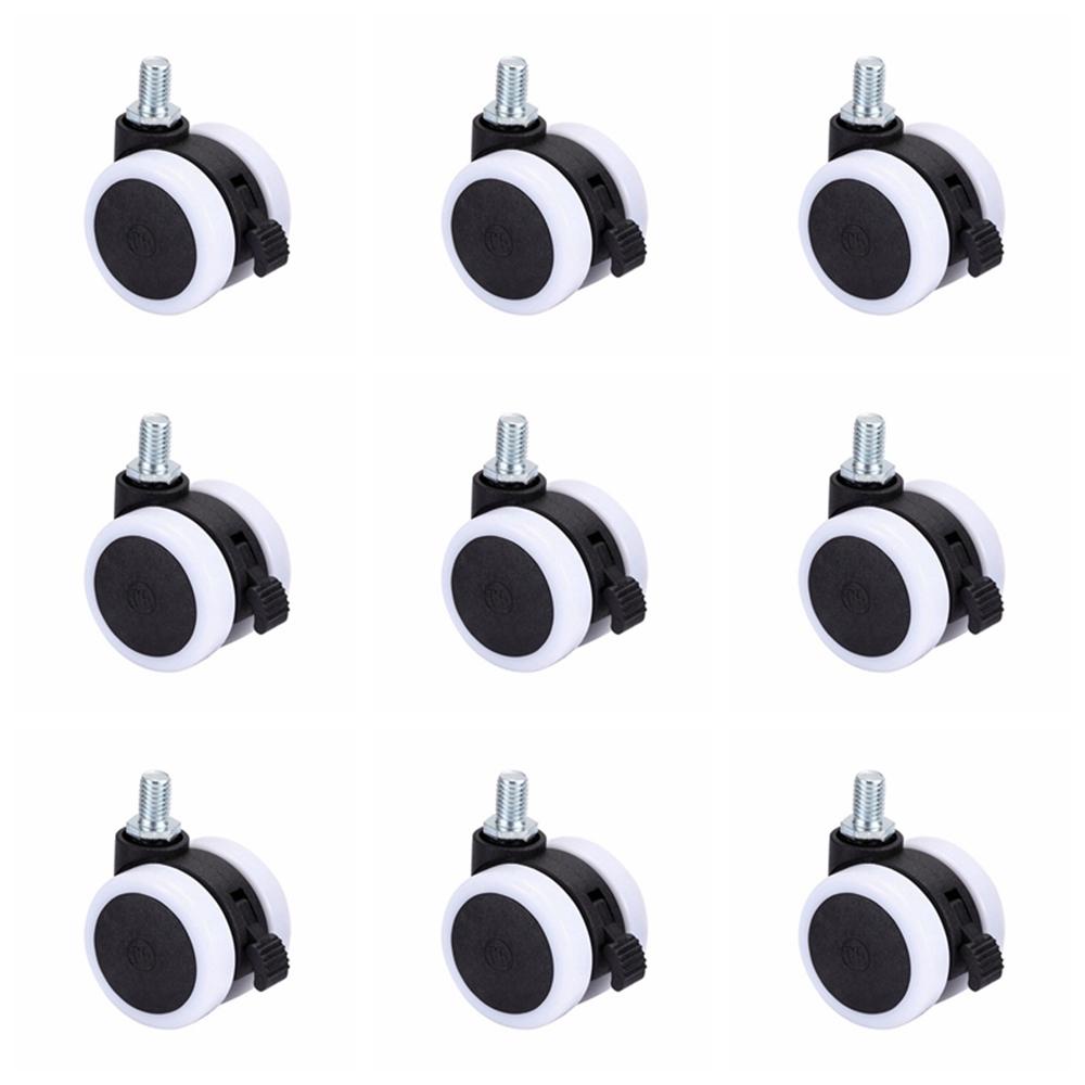 Set 4 Bánh Xe Thay Thế 1.5 inch Kèm Phanh M8