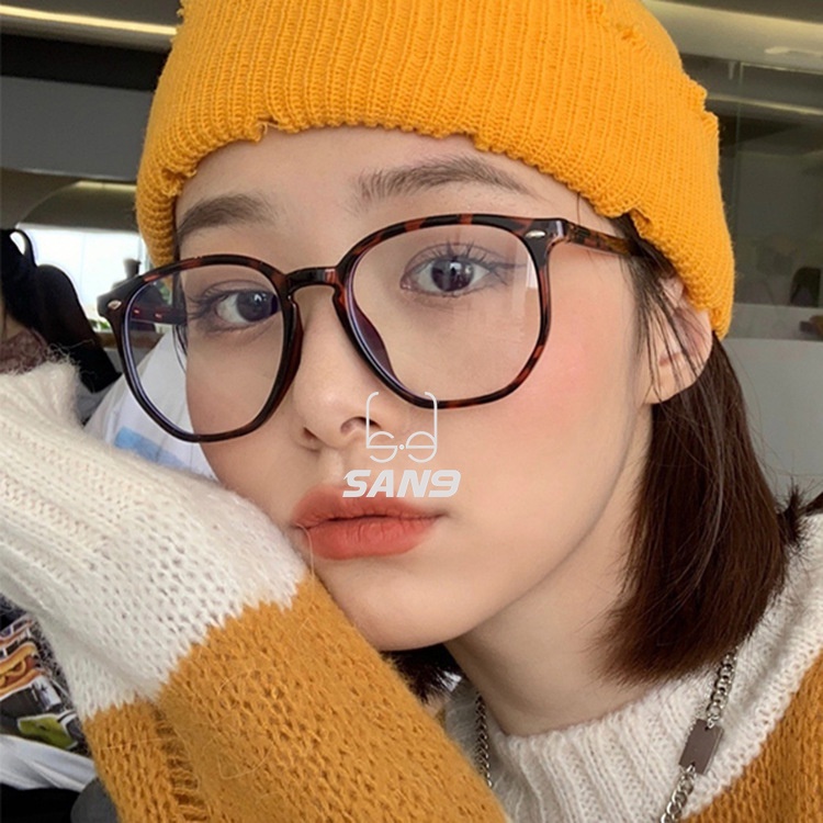 Mắt kính chống ánh sáng xanh phong cách INS Hàn Quốc retro cho nam nữ