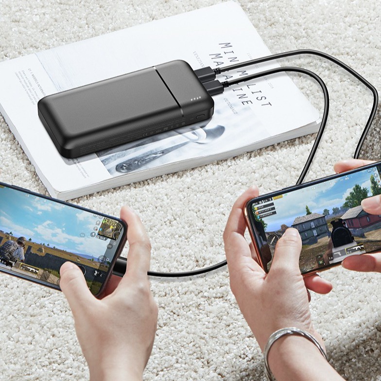 🔋 Pin Dự Phòng 20000mah Remax RPP-166 Lango Series Fast Charing 2.1A tích hợp 2 cổng USB