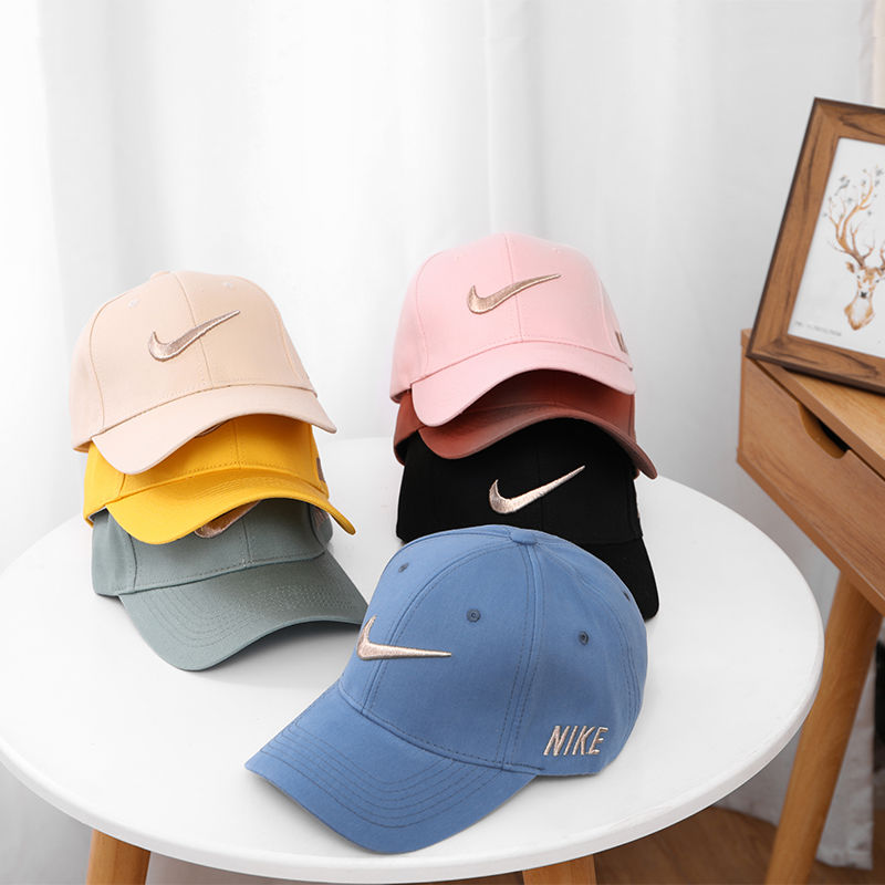 Mũ lưỡi trai thêu logo Nike phong cách Hàn Quốc