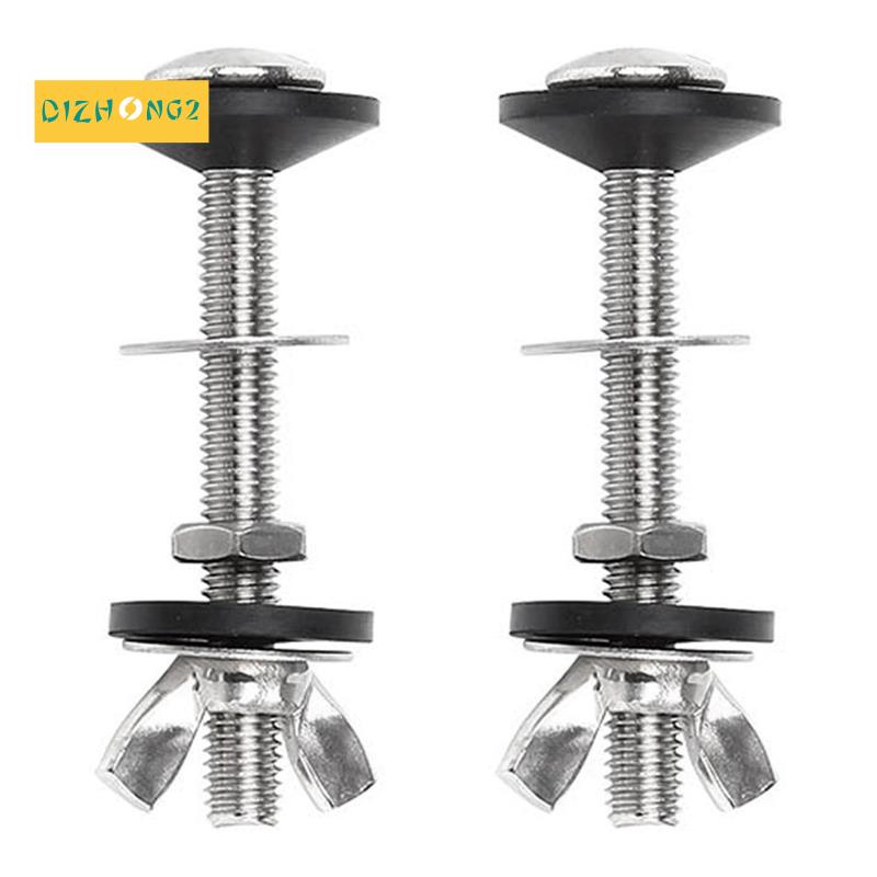 Bộ 2 Món Ốc Vít Cố Định Bồn Cầu Bằng Thép Không Gỉ