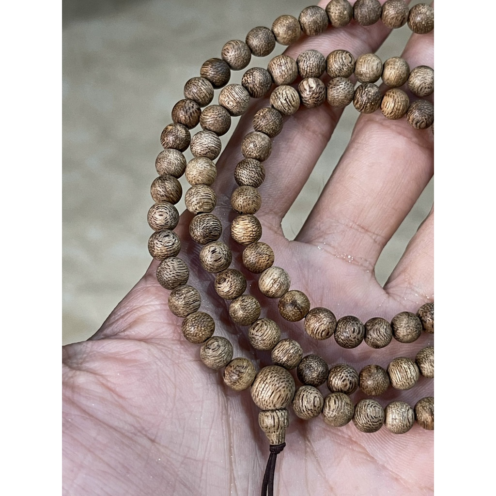 Vòng tay trầm hương tốc hàng việt mộc thơm ngọt chuẩn tự nhiên 6mm