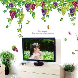 Decal dán tường giàn nho to 2m