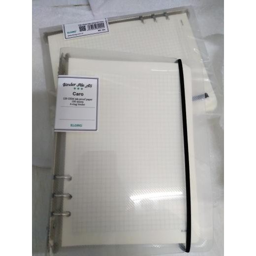 Sổ còng Klong ruột caro A5-B5-A4 MS 994-550-540 file binder còng sắt dễ dàng refill giấy KLong