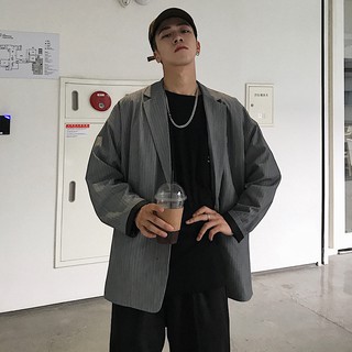 [ORDER] Áo khoác vest nam ulzzang sọc đứng