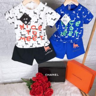 Bộ coton co dãn 4c cho bé( hình thật)