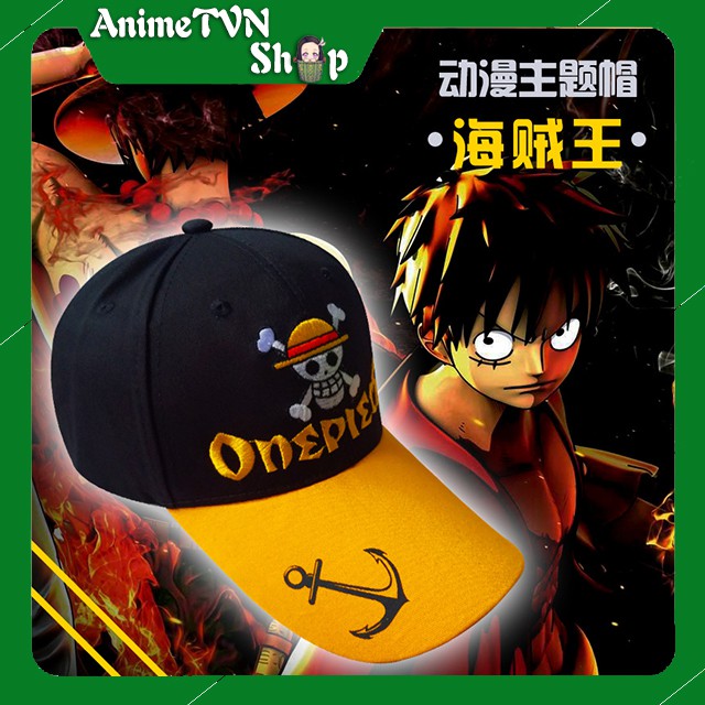 Mũ lưỡi trai, Nón kết nam nữ thêu hình anime manga (Naruto, SAO, One Piece, Fate, Toyo Ghoul, Date a Live) Free Size
