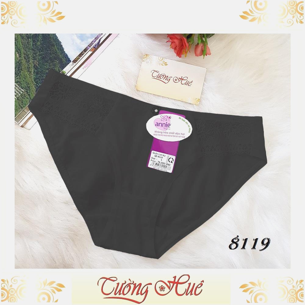 Quần lót nữ annie QE 8119 thun lạnh phối ren.