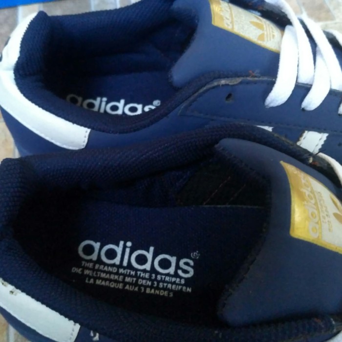 Giày Thể Thao Adidas Superstar Xanh Navy Thời Trang Cho Nam C4F5