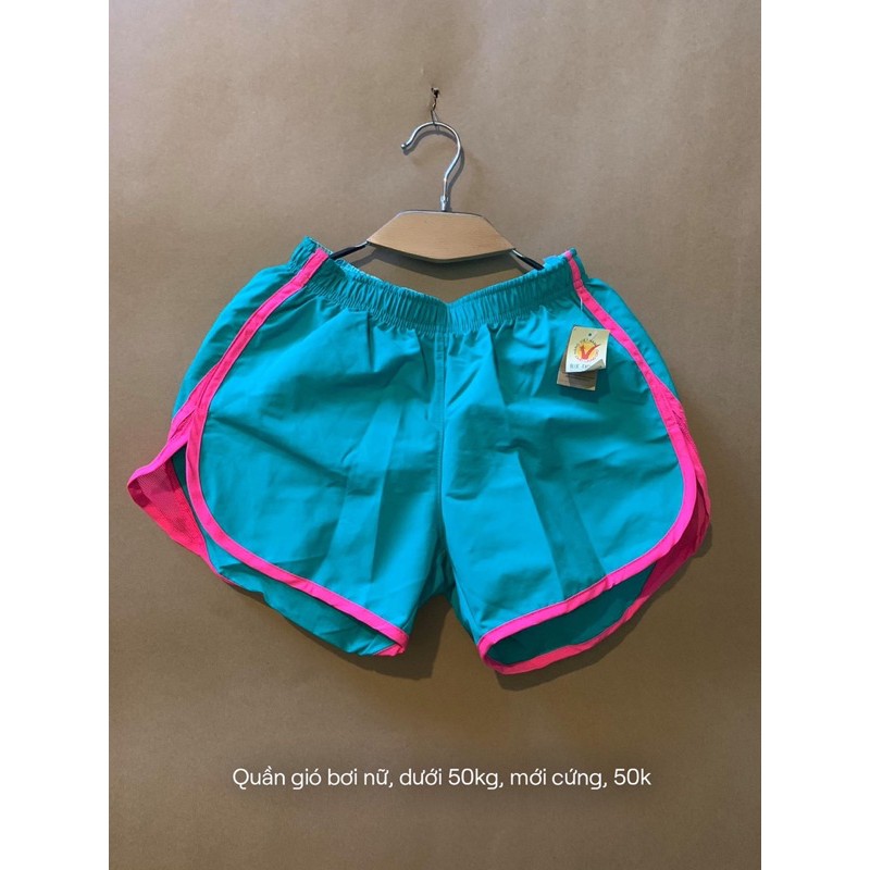 Quần đi biển nữ màu sắc nổi bật, chất gió dày