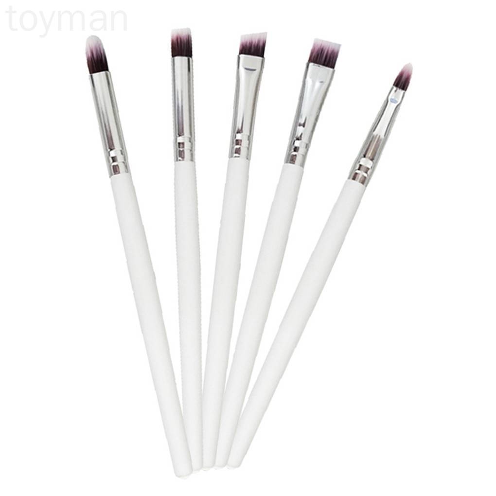 [Hàng mới về] Set 6 cọ trang điểm phấn mắt lông mềm tay cầm bằng gỗ tiện dụng