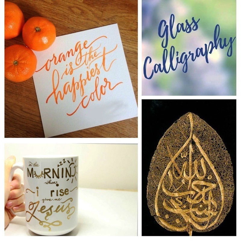 Set 10 Bút Lông Mềm Dùng Để Vẽ Trang Trí Album Thủ Công