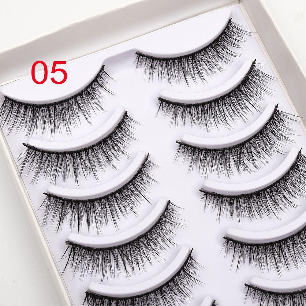 HS Set 10 Cặp Lông Mi Giả Dài Tự Nhiên SKONHED