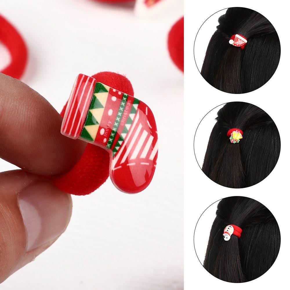 Set 2 Dây Buộc Tóc Phong Cách Giáng Sinh Đáng Yêu