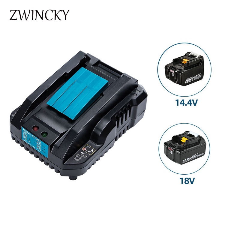 Bộ Sạc Pin Li-Ion 4A DC18RC 14.4V 18V Cho Makita Bl1830 Bl1430 Dc18Ra