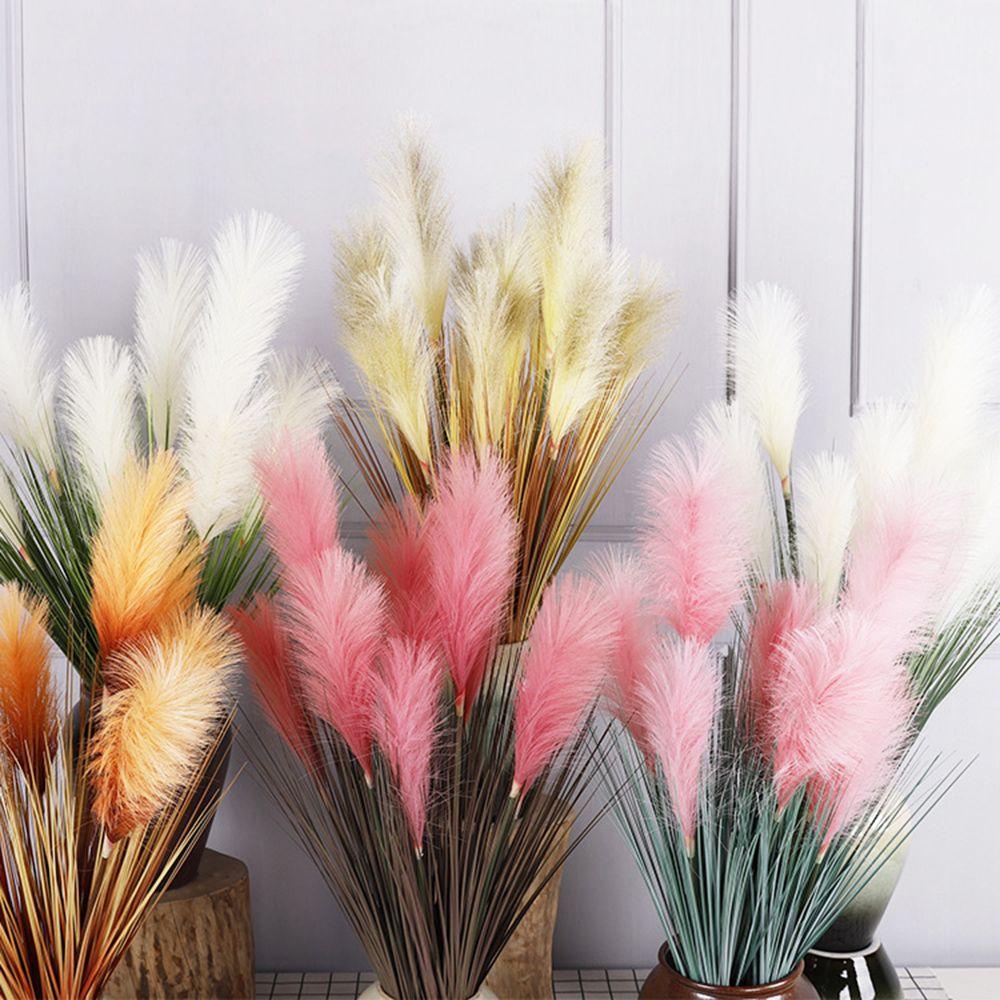 Lọ Hoa Cỏ 5 Nhánh Dùng Trang Trí Nhà Cửa / Tiệc Cưới / Valentine DIY