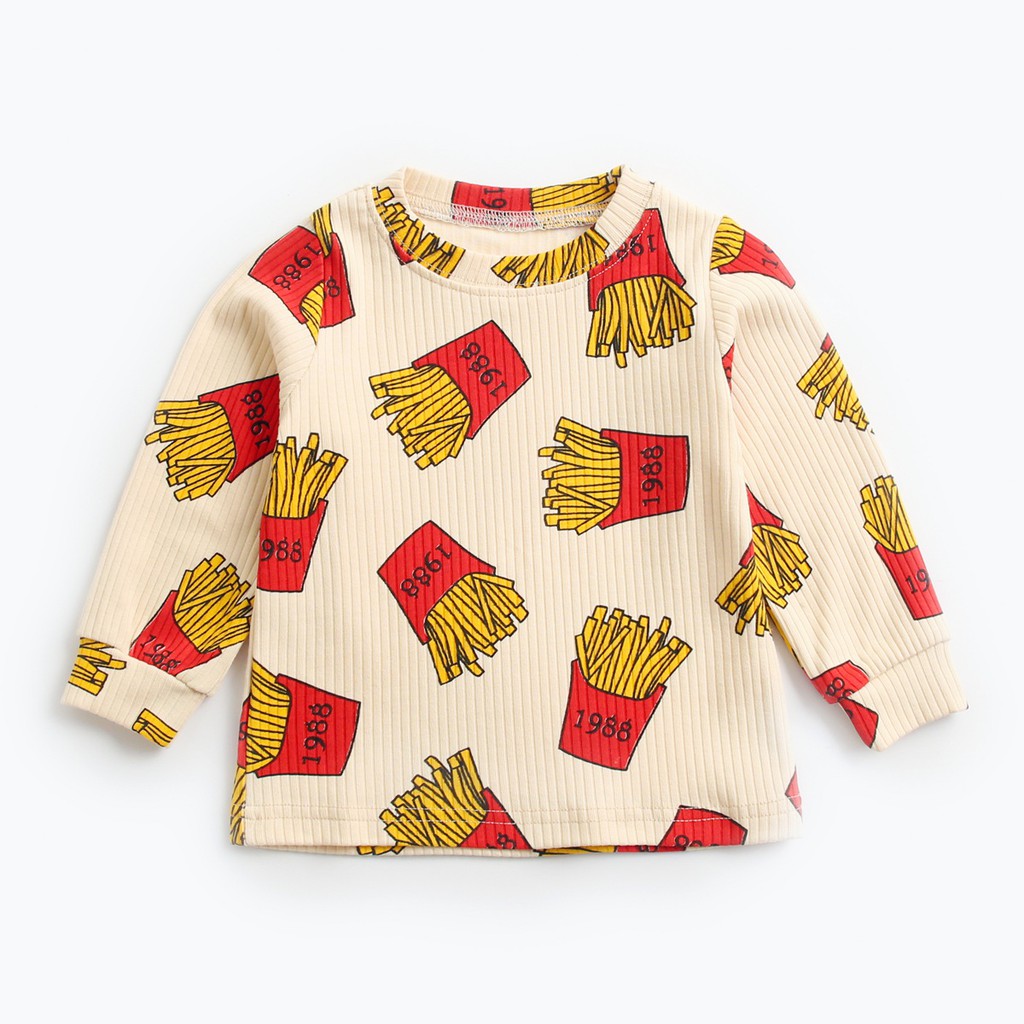 Bộ Quần Áo Sanlutoz Từ Cotton Họa Tiết Hoạt Hình Dành Cho Bé