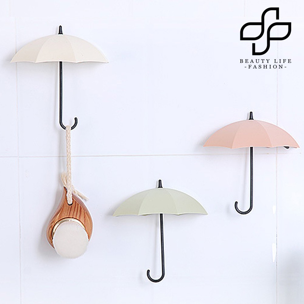 Bộ 3 Móc Treo Tường Hình Cây Dù Tiện Dụng