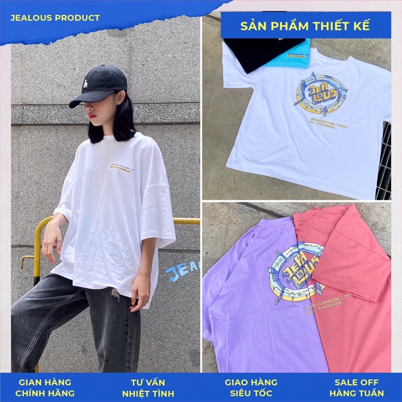 Áo phông nữ, áo thun đôi sci fri interior Jealous product 4946