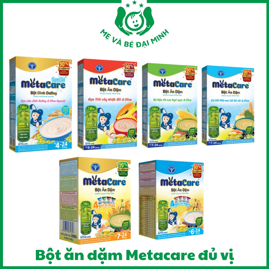 Bột Ăn Dặm Metacare Cho Trẻ