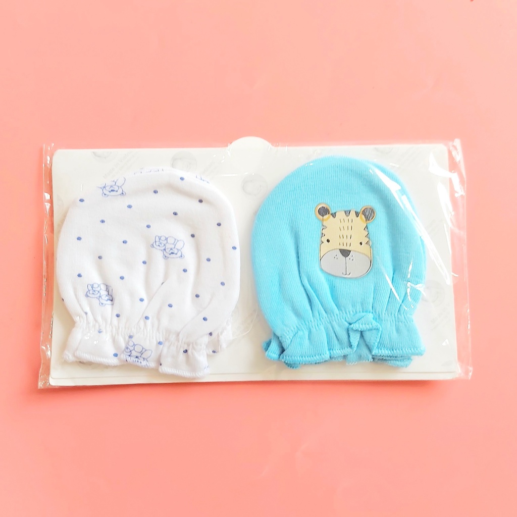 Set 2 bộ bao tay Momma Baby cho bé sơ sinh