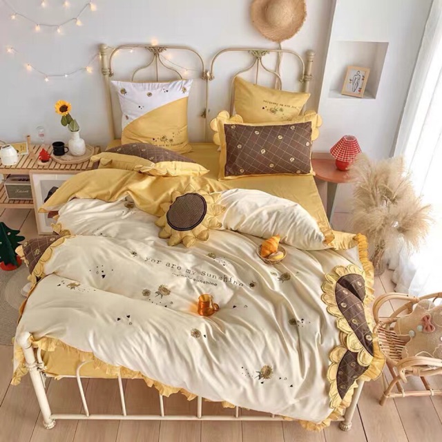 Set Lụa cao cấp Hoa hướng dương