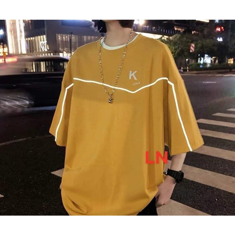 Áo logo chữ K phản quang viền ngực TH6