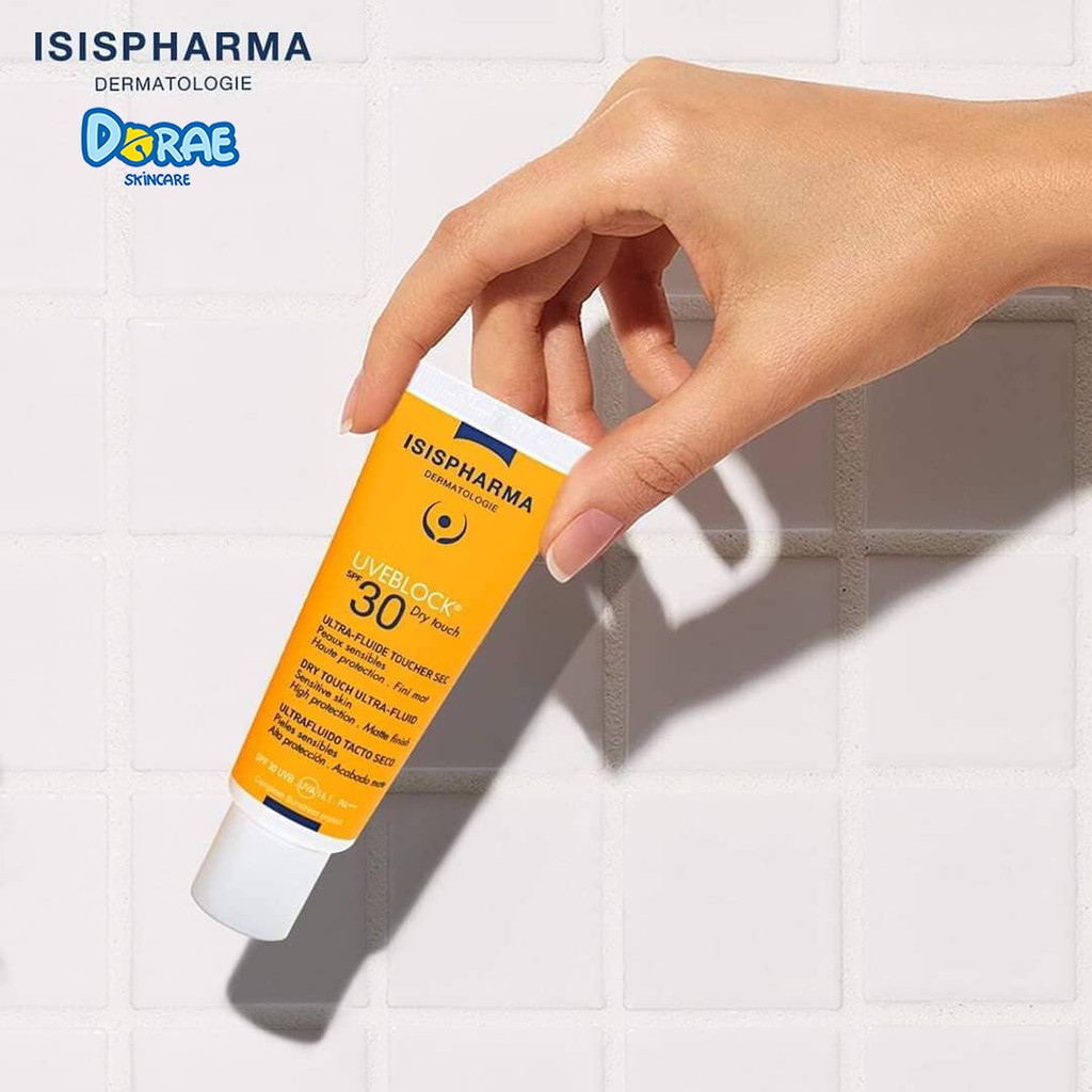 ✅[Chính Hãng Full Tem] Kem chống nắng dành cho da nhờn ISIS Pharma Uveblock Spf30 Dry Touch (40ml)