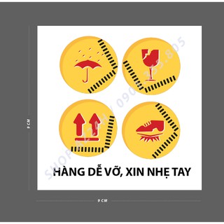 100 cái - Tem dán HÀNG DỄ VỠ 1