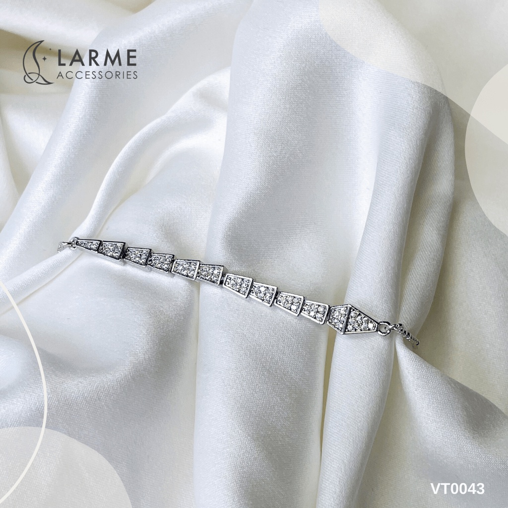 Vòng tay, lắc tay chuỗi hạt đính đá lấp lánh Larme Accessories - VT0042
