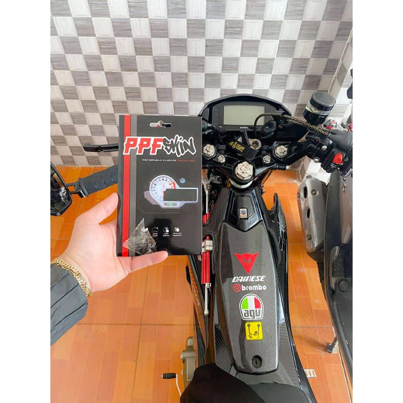 RAIDER Miếng dán bảo vệ mặt đồng hồ xe RAIDER SATRIA GSX SKIN PPF xước tự phục hồi. sử dụng 10 năm