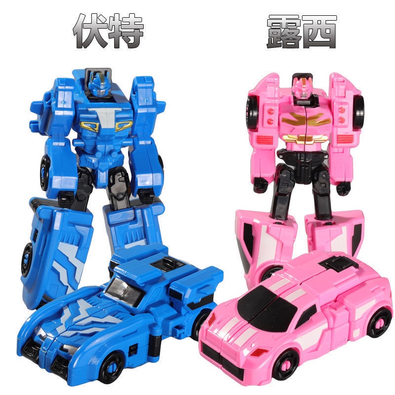 Đồ Chơi Xe Hơi Robot Biến Hình Mini x Mecha Ford Boy King Kong Fit +!