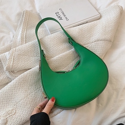 Túi Xách Thiết Kế Hình Bán Nguyệt Đơn Giản Thời Trang Cho Nữ IELGY